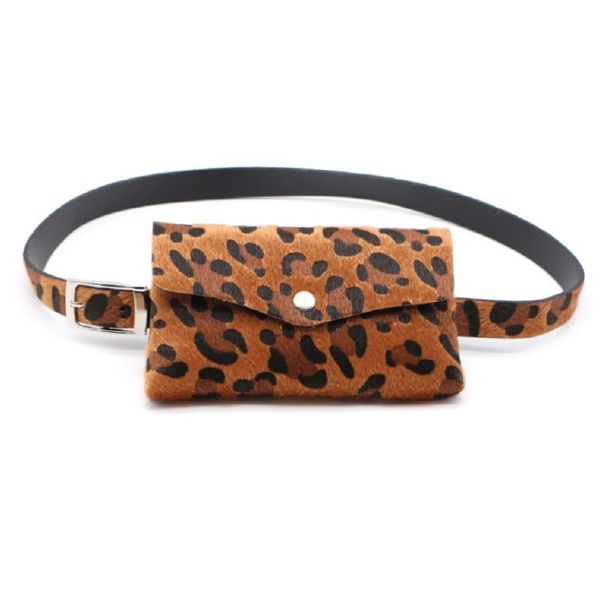 

new 2020 women waist fanny pack faux leather belt button waist bag casual chest bag