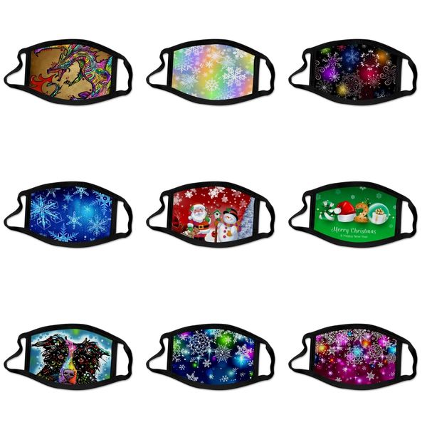 

women dust mask anti smog mask printed clh mask can be washed and reused#588, Black