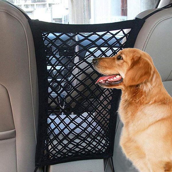 

kennels & pens elastic car pet fence dog safety isolation net children travel barrier mesh anti-collision supplies1
