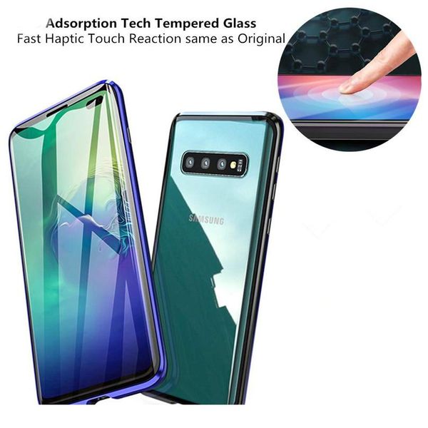 

360 degree magnetic adsorption glass case for samsung galaxy a41 a51 a71 a50 a70 a40 a30 a20 a10 a81 a91 pho jlllns