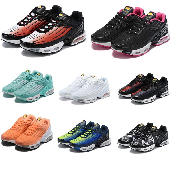 

new running shoes men tri-color white black rainbow neon light men women sports shoes low-cut sneakers 40 to 45