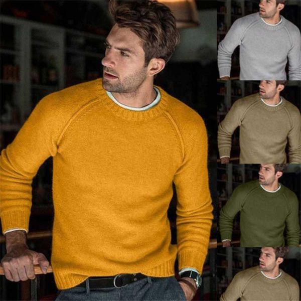 

2021 spring and winter new thick men's solid color sweater oversized national ins base sweater 19ss, White;black