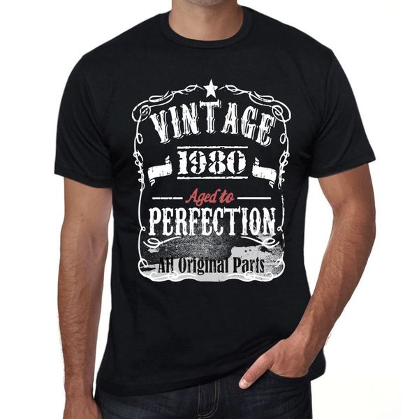 

new tee shirt 1980 vintage aged to perfection herren t-shirt summer t-shirt sport hooded sweatshirt hoodie