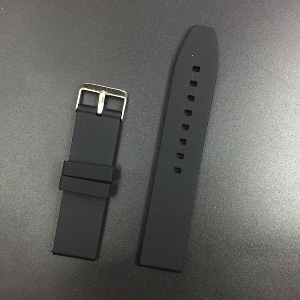

ремешок замена 22мм наручные часы 4 часы браслет универсальный лучезапястного сустава силиконовые 20мм ремешок резиновые мягкие цвета 24мм y, Black;brown