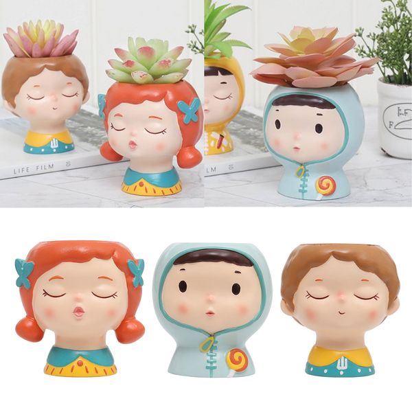 

3шт смола сочной контейнер завод пот фигурка фото реквизито украшение