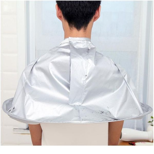 

professional hair cutting cape umbrella cloak hair catcher for barber hairdressing kit accessories beau wmtocm, Silver