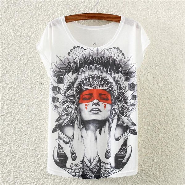 

2021 brand new fashion summer animal cat print shirt o neck short sleeve t shirt women white t shirt