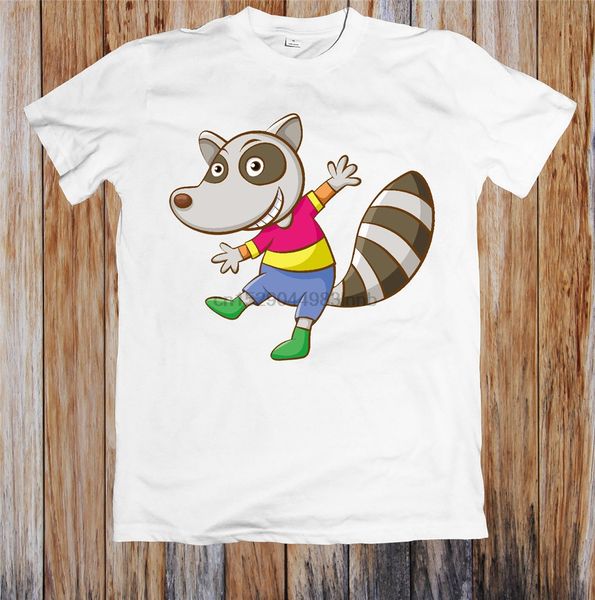 

cartoon raccoon funny t-shirt brand clothing tee shirt sport hooded sweatshirt hoodie