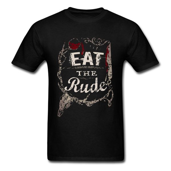 

tshirt eat the rude vintage retro style letter print clothes goth tees black new arrival sport hooded sweatshirt hoodie men t shirt