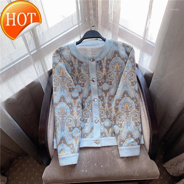 

blue shower design sense minority short jacket autumn wear new women's french long sleeve short cardigan in 20201, White;black
