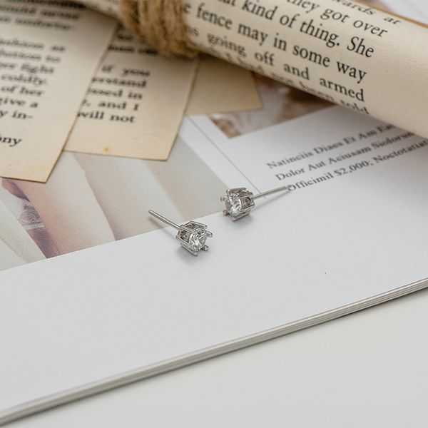 

s925 pure silver earrings for women in japan and korea, Golden