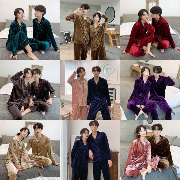 

jebi pajamas sets for couple pieces silk flower printed sleepwear men women designer long sleeves spring flower printed sleepwea, Black;red