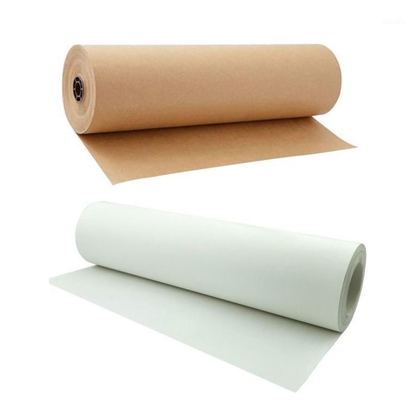 

kraft wrapping paper roll 30cmx30meters brown wrapping gift birthday party wedding packaging package craft home decor1