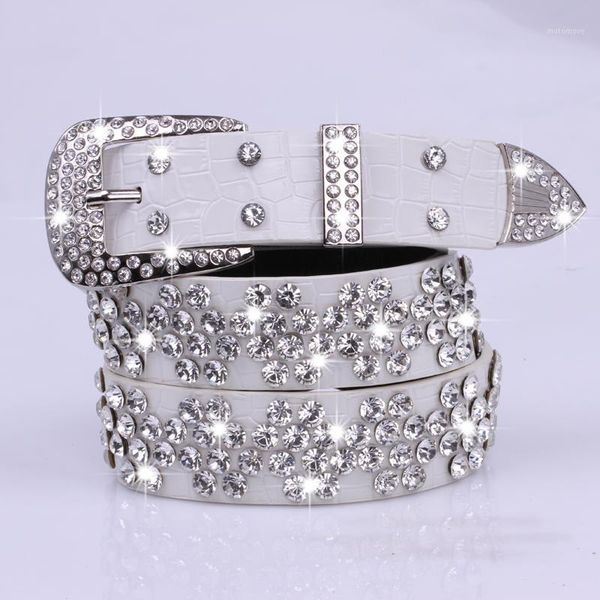 

wholesale- pu belt female leisure diamond fashion white decoration waist belt for women cummerbunds1, Black;brown