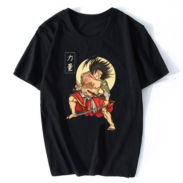 

спорт татуированной samurai футболка японской art shirt men unisex 2019 men t shirt мода ханука эстетического мужчины tumblr смешной футболк