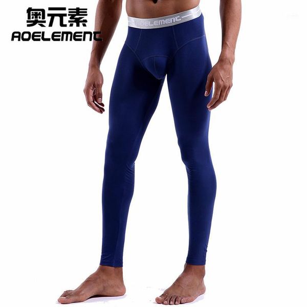 

men's autumnal trousers single thin underpants modelle line pants warm long john men thermal mens bottoms1, Black;white
