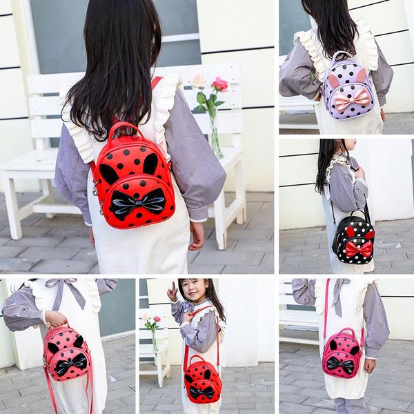 

us stock animal zipper backpack cute kawaii school bag kids outdoor travel pack student kindergarten soft ears backpack