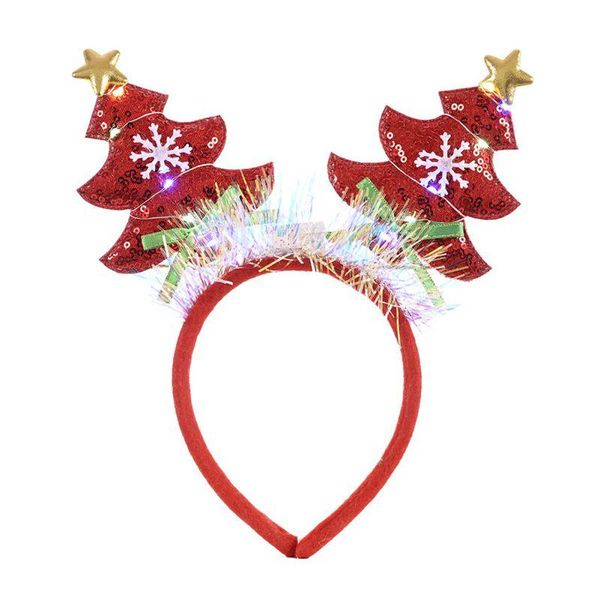 

christmas decorations headbands reindeer antler headgear kids gift year festival party decor props for adults and children