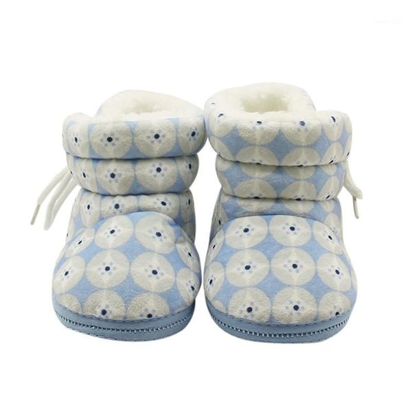 

first walkers born infant baby girls boys winter warm fleece soft soled crib shoes kids toddlers flock snow boots sneakers walkers1