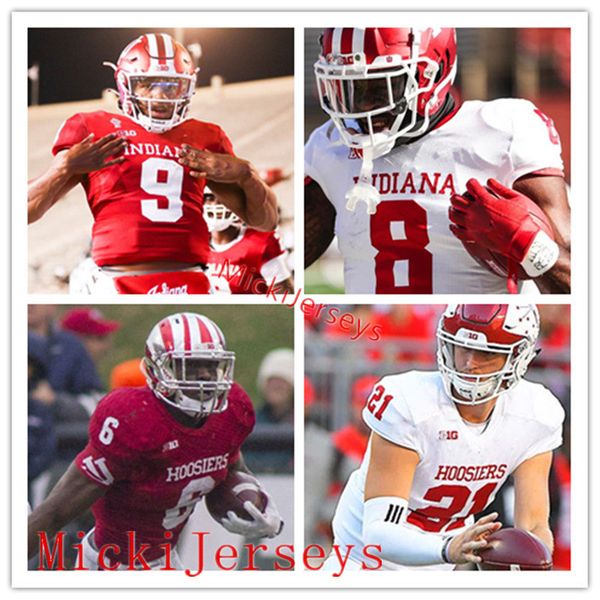 

custom indiana hoosiers football jersey jack tuttle sampson james cameron williams tim baldwin josh sanguinetti david ellis indiana jersey, Black