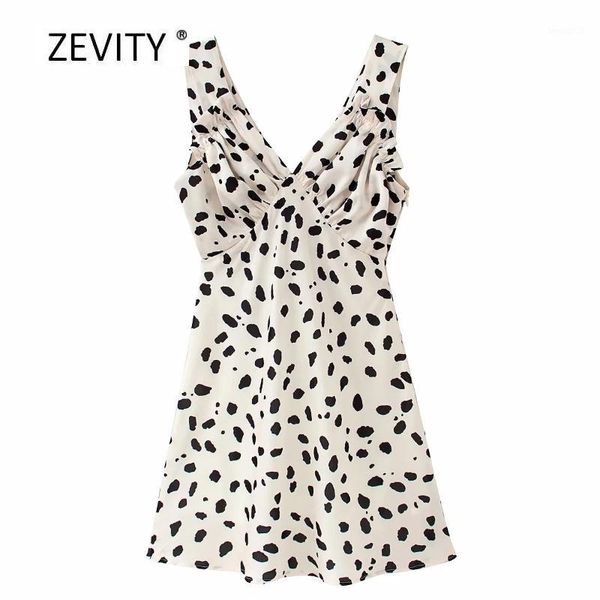 

casual dresses women deep v neck leopard print pleats slim mini dress ladies pleated ruffles side zipper vestido chic party ds40631, Black;gray