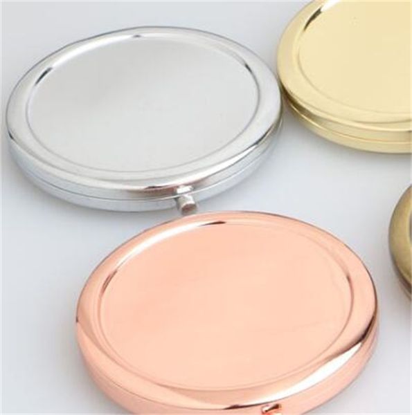 

makeup hand mirrors compact cosmetic multicolour diy mirror round fold originality small gift solid metal base 4 3rl m2