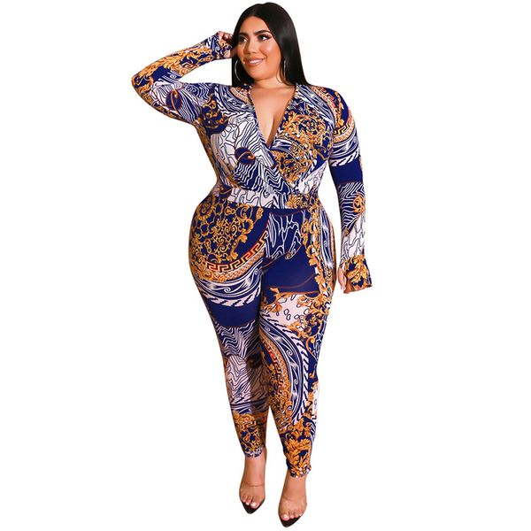 

gym clothing women bodycon jumpsuits v neck two piece outfits long sleeve zipper pants sweatsuits xl-5xl, White;black