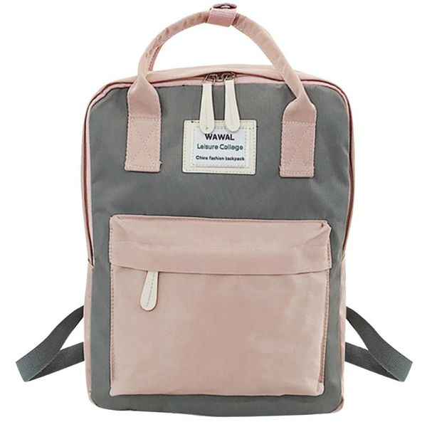 

#h20 women backpack preppy style school bags canvas travel backpack bookbag for teenage girls solid color small mochila