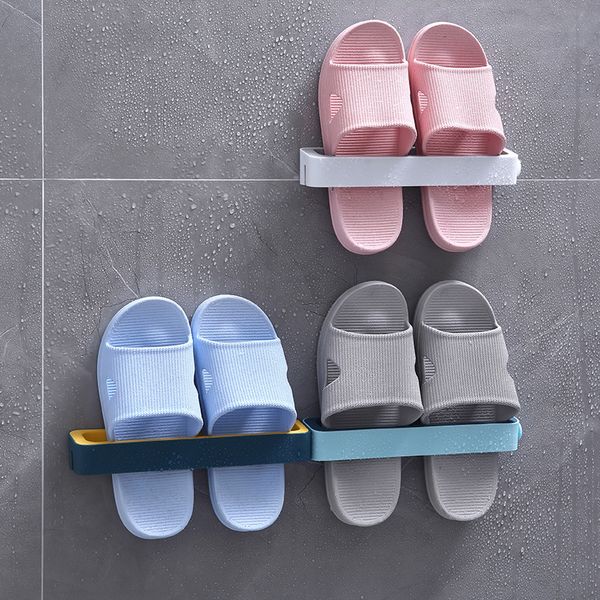 Pantofole da parete per bagno Appendiabiti per scarpe Organizzatore per la famiglia Scarpiera può risparmiare spazio appeso