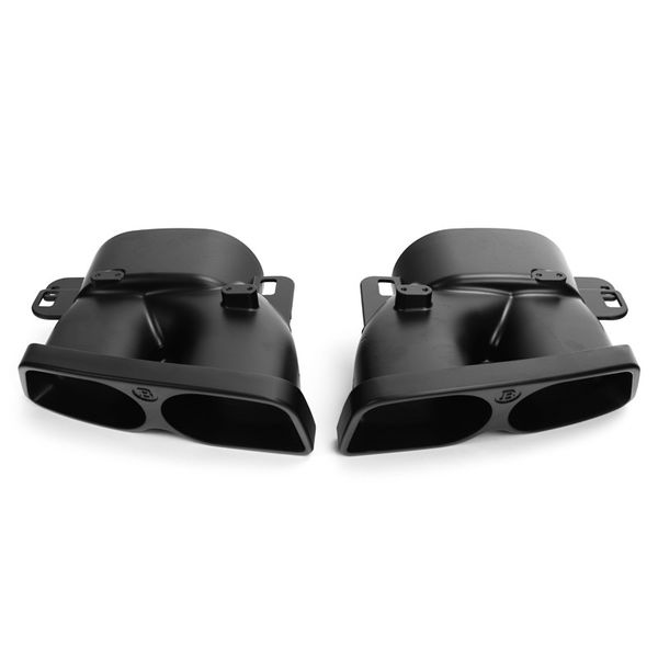 

1 pair exhaust pipe stainless steel nozzles for m-ercedes b-enz c/e/s class w204 w205 w212 w222 w463 muffler tip