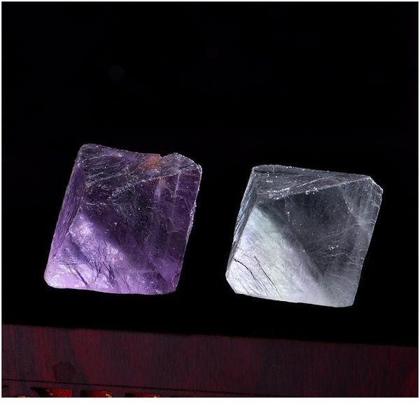 

1pc natural fluorite ore mineral crystal polished stone fish tank stone home decoration study room decoration jllytv, Black