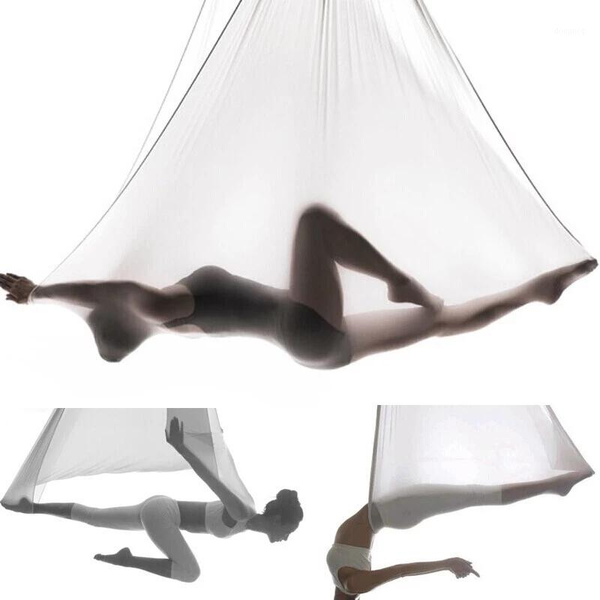

resistance bands 4 m 6m 7m 8m 10m 15 customized length aerial yoga hammock fabric swing bed anti-gravity trapeze inversion traction1