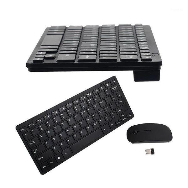 

2.4g wireless silent keyboard and mouse mini multimedia full-size keyboard mouse combo set for notebook lapdeskpc1