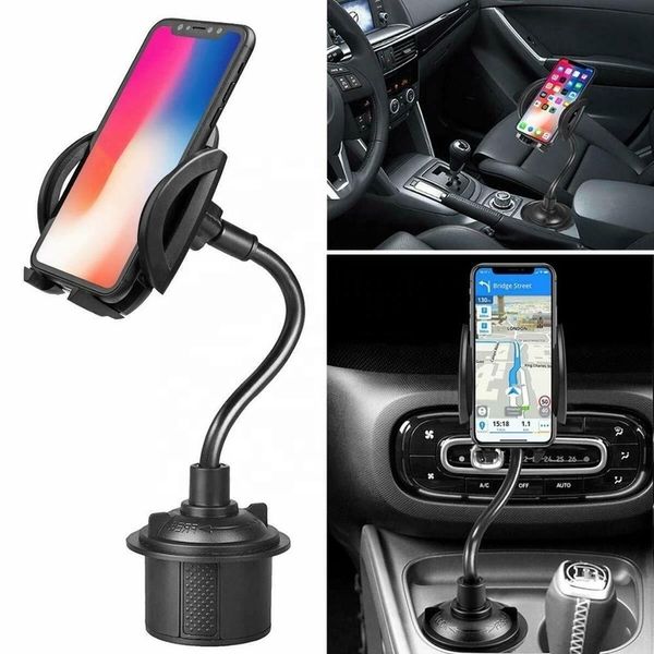 

43fgmobile phone accessories bracket flexible car drink mount bottle cup holder