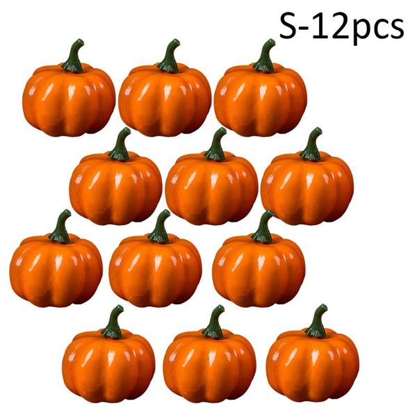 

decorative flowers & wreaths halloween artificial pumpkin fruit simulation vegetable model fake foam dish house kitchen party decor