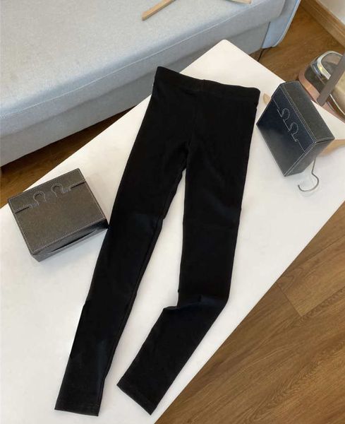 

20fw women leggings sport winter outfits pants joggers with letter printed capris mesh sportswear casual stocking pant size s-l, Black