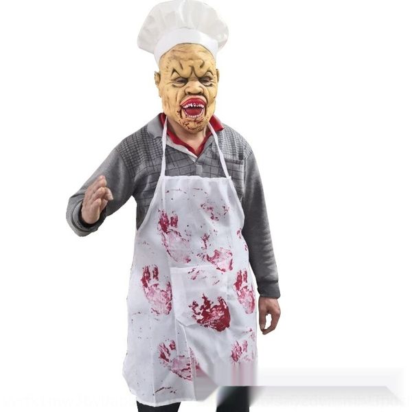 

d3uyq halloween party spoof scary chef's facial halloween carnival carnival exhe5 scary chef's party facial latex mask latex mask