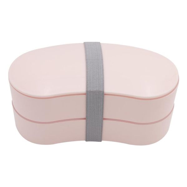 

baispo 800мл food grade health care материал lunch box дважды пластиковые коробки обед 3color посуда контейнер для хранения bbymjg packing20