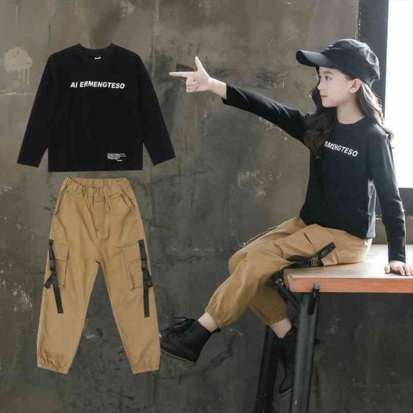 

girls clothes black overalls clothing for girls long sleeve sets autumn fashion childrens costume 6 8 10 12 13, White