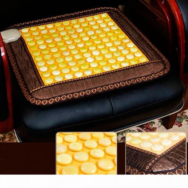 

jade cushion tourmaline mattress luxury healthcare therapy heating stone mattress gift for parents ing