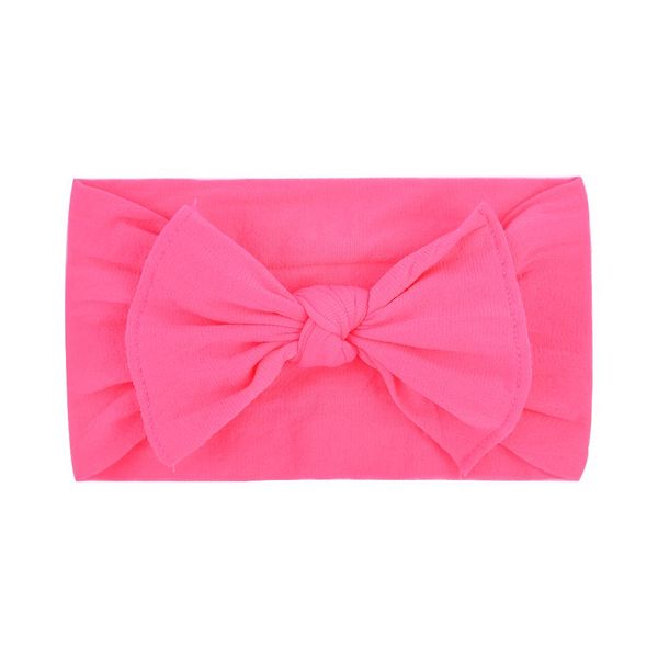 

1 piece turban bows headband for baby girls 6.1 inch headwraps elastic toddler headwear baby hair accessories soft bow headband q wmtqjt