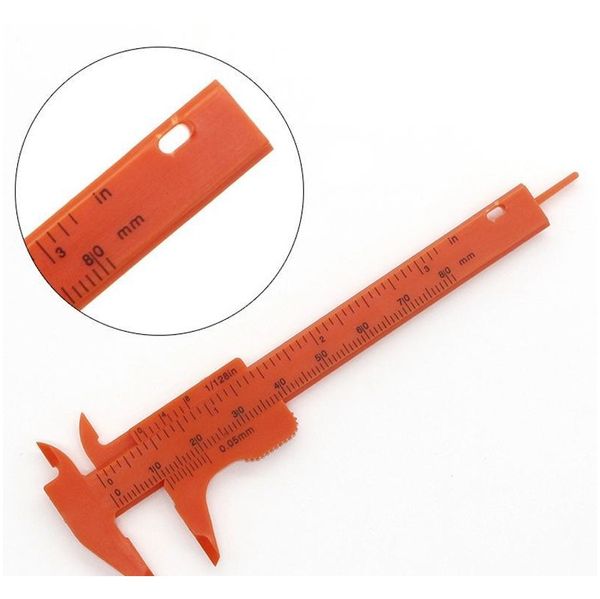 

portable mini vernier caliper ruler micrometer gauge 80mm length vernier calipers double rule scale plastic me jllfkv lajiaoyard