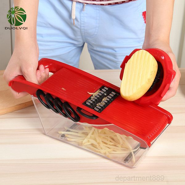 

a-new design mutifunctional vegetables cutter blade carrot grater onion dicer slicer stainless steel and abs kitchen tools