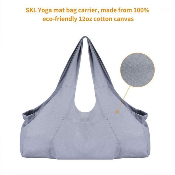 

dancing dress storage yoga mat bag large capacity solid shoulder carrier zipper accessories fitness side pocket sport gym tote1