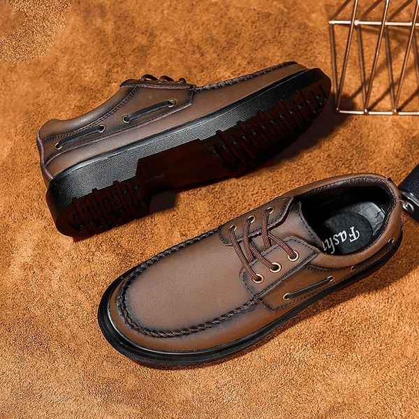 

мужской мужской мужской обувь случайной кожаных ботинок спорта тапок людей продажа бездельники спорт sneaker 2020 моды лето досуг для горяче, Black