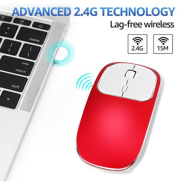 

rechargeable 2.4g wireless mouse ultra-thin silent mouse mute office notebook mice opto-electronic for home office use1