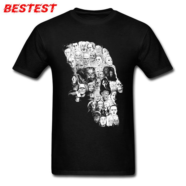 

спорт ужасы черепа printed t shirt mens готические tshirt crew neck 100% хлопок мужчины топы тройники с коротким рукавом лето осень футболка