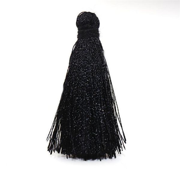 

30pcs ice silk color tassels fringe pendant diy material jewelry accessories tassels trim garments curtains decor tassels 4cm h qylzml