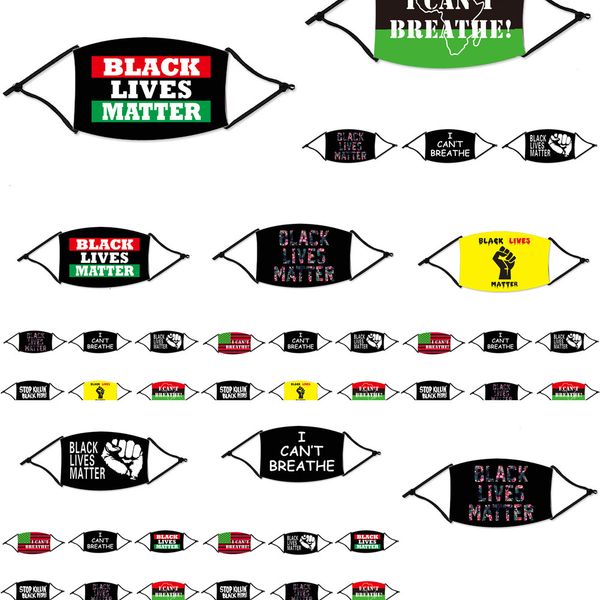 

ug8n1u i cant breathe men women washable out door sport riding black lives matter masks designer face mask wi n
