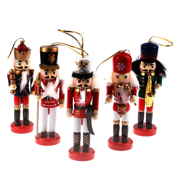 

13/12/10.5cm nutcracker puppet ornaments deskdecoration cartoons walnuts soldiers band dolls nutcracker miniatures